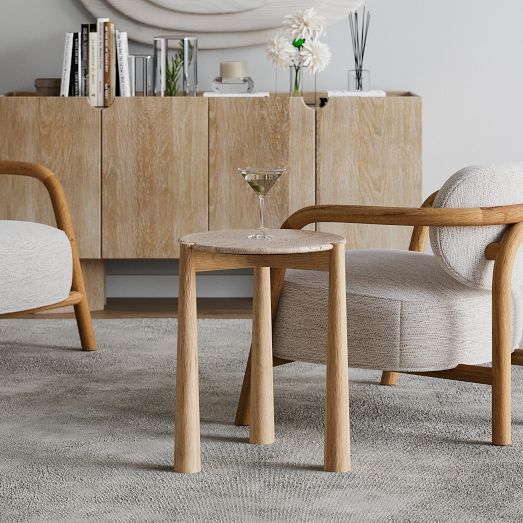 Dennis Geometric Side Table (18") by West Elm