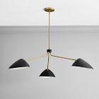 Curvilinear Mid-Century Chandelier (55")