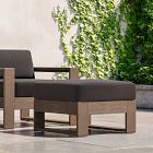 Portside Wood Outdoor Lounge Chair &amp; Ottoman Set