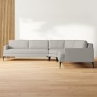Andes 3-Piece L-Shaped Wedge Sectional (103"&ndash;126")