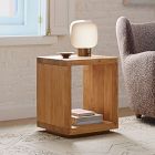 Calla Solid Wood Side Table (18")