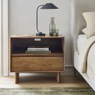 Anton Solid Wood Grand Open Nightstand (28")