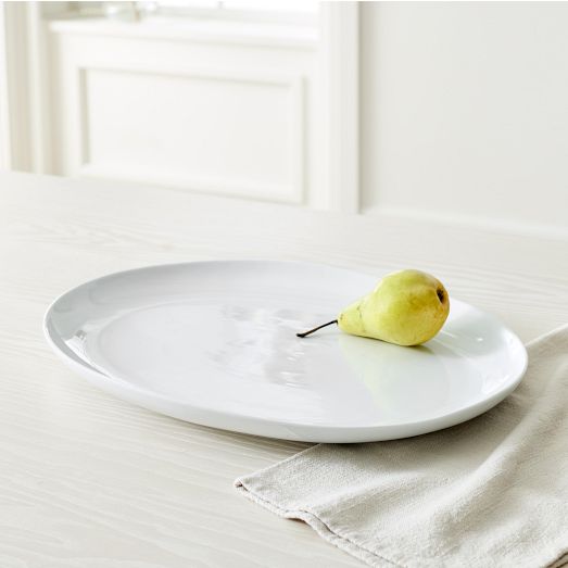 Organic Porcelain Serving Platters by West Elm