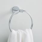 Modern Overhang Bathroom Hardware - Chrome