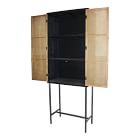 Tall Woven Cabinet