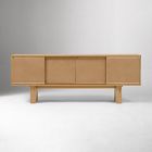 Buxton Leather Media Console (72")