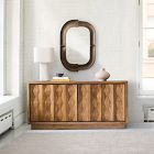 Carved Pattern Solid Wood Buffet (72")