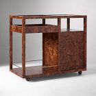 Saige Burl Bar Cart (35")