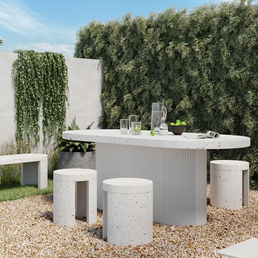 Terrazzo Concrete Dining Table by West Elm