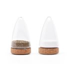 Puik Designs Glass &amp; Cork Salt &amp; Pepper Shaker (Set of 2)