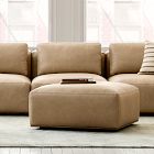 Quinten Leather Ottoman