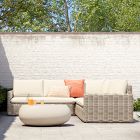 Westport Wicker Slim Profile Outdoor 3-Piece L-Shaped Sectional (97")