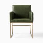Range Leather Dining Arm Chair