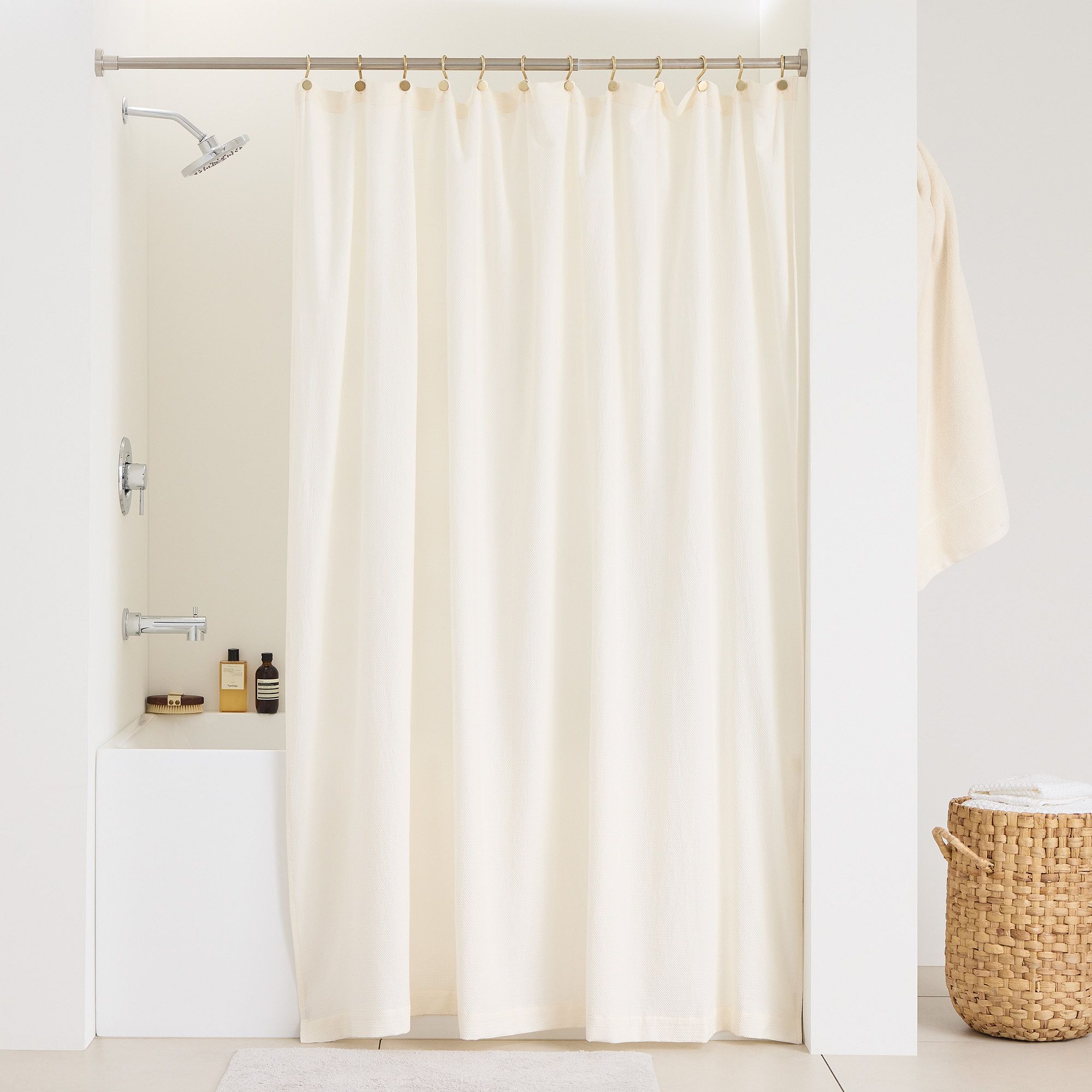 Crinkle Shower Curtain by West Elm