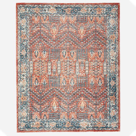 Distressed Nadine Handwoven Rug by West Elm
