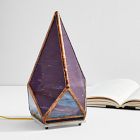 Friend of All Small Tabletop Greta Lamp - Amethyst (10")