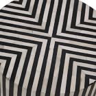 Striped Side Table (15")