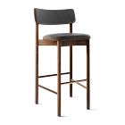 Open Box: Sadove Bar Stool (30.5") - Walnut, Jet