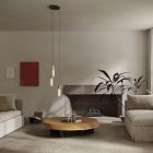 Tala Basalt 3-Light Pendant (10")