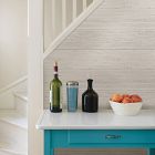 White Wood Grain Peel &amp; Stick Wallpaper