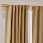 Open Box: European Flax Linen Blackout Curtain (48"W x 96"L) - Camel