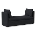 Open Box: Shelter Bench, Queen (64"W x 28.5"H) - Performance+ Basket Slub, Black