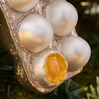Glass Egg Carton Ornament