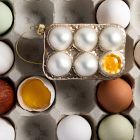 Glass Egg Carton Ornament