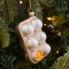 Glass Egg Carton Ornament