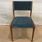 Open Box: Damon Cafe Dining Chair - Performance Modern Chenille, Cool Walnut