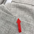Open Box: Porto Outdoor Swivel Chair Cushion Cover Only - Crosshatch Weave Frost Gray