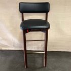 Open Box: Sadove Bar Stool (30.5") - Walnut, Jet