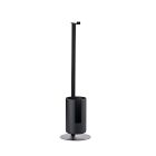 Open Box: Zone Freestanding Toilet Paper Holder and Storage (29.5"H) - Black