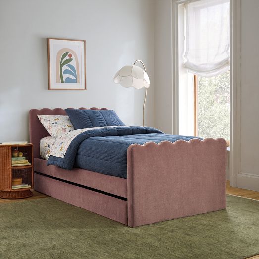 Daisy Upholstered Bed with Trundle by West Elm