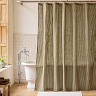Pierce &amp; Ward Mini Stripe Shower Curtain