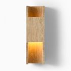 Bruin Travertine Sconce (16")