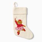 Felt Ballerina Cat Stocking