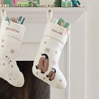 Felt Penguin Family Stocking