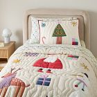 Santa &amp; Friends Quilt &amp; Shams