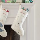 Felt Polar Bear Family Stocking