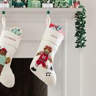 Felt Tiger Soccer Player Stocking