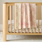 Flower Knit Reversible Jacquard Baby Blanket