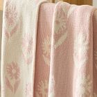 Flower Knit Reversible Jacquard Baby Blanket