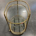 Open Box: Albee Bar Cart (27") - Antique Brass