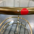 Open Box: Albee Bar Cart (27") - Antique Brass