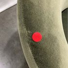 Open Box: Crescent Swivel Chair - Deluxe Velvet Green Spruce