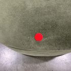Open Box: Crescent Swivel Chair - Deluxe Velvet Green Spruce