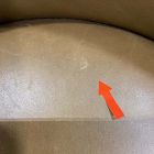 Open Box: Mid-Century Swivel Counter Stool (26.6") - Saddle Leather Nut, Acorn