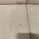 Open Box: Oliver Sofa (72") - Twill Dove, Light Walnut