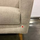 Open Box: Oliver Sofa (72") - Twill Dove, Light Walnut